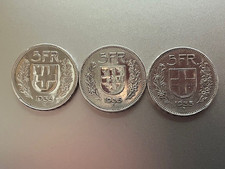 SILVER SWISS 5 Fr coin BUY 1