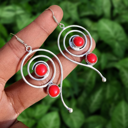 Buy red coral gemstone - buy, spin