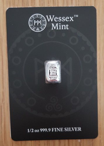 Half once silver bar - silver,