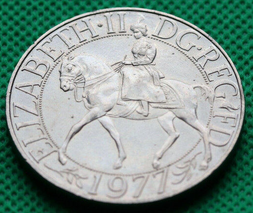 Queen elizabeth 1977 silver - elizabeth,