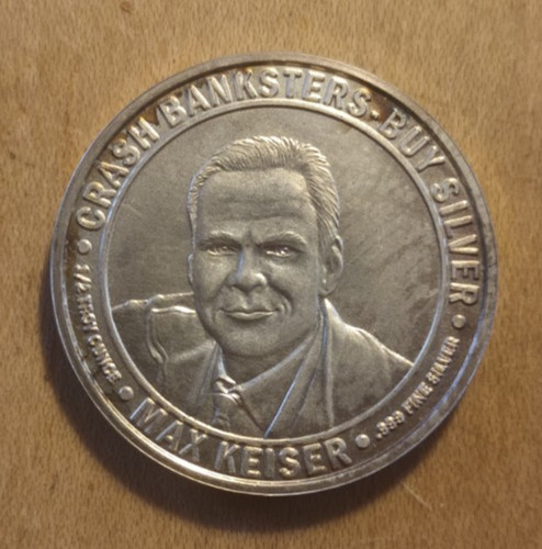 Rare max keiser silver oz - keiser, 0.5