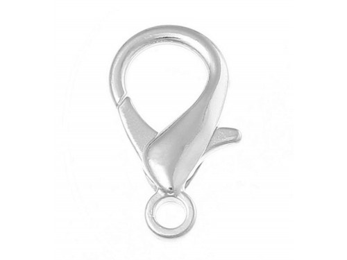 Silver flat curb chain - flat,