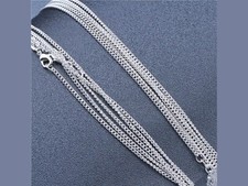 Silver Flat Curb Finely